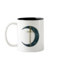 Celtic Sword and Moon mugs by packratgraphics Celtic Sword and Moon mugs