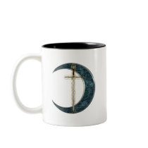 Celtic Sword and Moon mugs