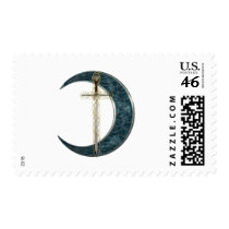 Celtic Sword and Moon Postage