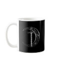 Celtic Sword and Moon (white) mugs by packratgraphics Celtic Sword and Moon (white) mugs