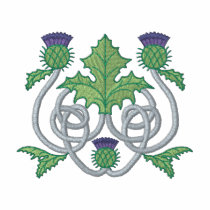 Celtic Thistle embroidered shirts