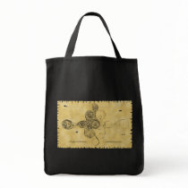 Celtic tote Bags, Spiral Manuscript Design by Beltain Celtic tote Bags, Spiral Manuscript Design