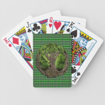 Celtic Tree And Ancient Clan MacDonald Isles Poker Deck