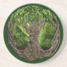 Celtic Tree Of Life Drink Coaster