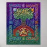 Celtic Tree of Life Poster Print