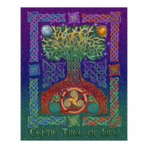 Celtic Tree of Life Poster Print posters