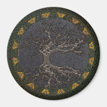 Celtic Tree of Life Refrigerator Magnet
