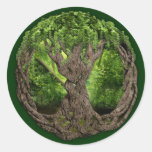 Celtic Tree Of Life Round Sticker