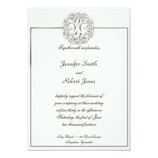 Celtic wedding invitation templates free