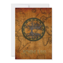 Celtic Tree of Life [Yggdrasil] Personalized Announcements