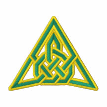 Celtic Triangle Knot Embroidered Shirt