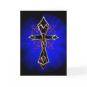 Celtic Tribal Cross Card