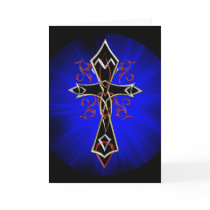 Celtic Tribal Cross Card