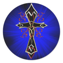 Celtic Tribal Cross Sticker