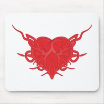 Celtic Tribal Heart mousepads