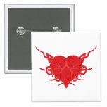 Celtic Tribal Heart Pinback Button
