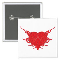 Celtic Tribal Heart buttons
