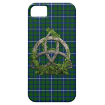 Celtic Trinity Knot And Clan Douglas Tartan iPhone 5 Cover