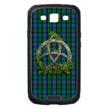 Celtic Trinity Knot And Clan Morrison Tartan Samsung Galaxy S3 Cases