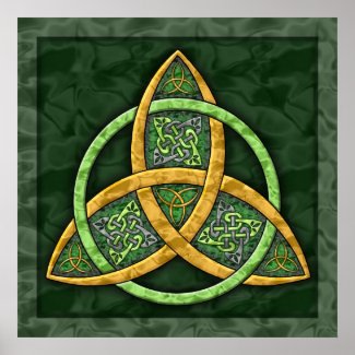 Celtic Trinity Knot Art Print print