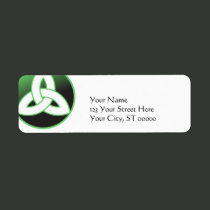 Celtic Trinity Knot labels
