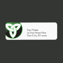 Celtic Trinity Knot labels