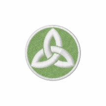 Celtic Trinity Knot Up Embroidered Hoody