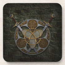 Celtic Trinity Shield Beverage Coasters