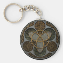 Celtic Trinity Shield Keychains