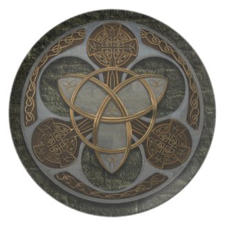 Celtic Trinity Shield Plates