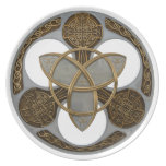 Celtic Trinity Shield Party Plate