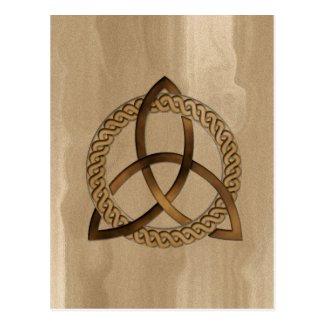 Celtic Triquetra Trinity Knot Postcard