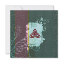 Celtic Triskel Custom Invitations