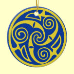Celtic Triskelion Symbolizes change and Growth ornaments