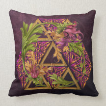 Celtic Triskels Ornamental Pillow