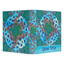 Celtic Turtle Customizable 1" Art Binder