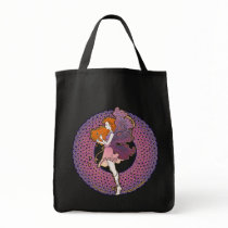 Celtic Valentine Fairy Tote Bags bags