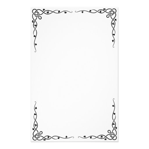 Celtic Vine Stationery Design Zazzle