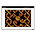 Celtic Weave Tiger Pattern 15" Laptop Decals
