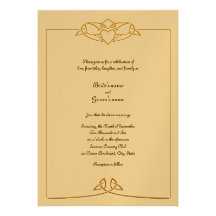 Celtic Wedding Invitation