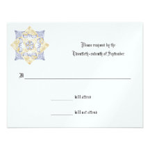 Celtic Wedding Invitation - Response Enclosure