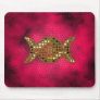 Celtic Wicca Triple Goddess Art Pink Gold Mousepad