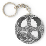 Celtic window arch tattoo keychains