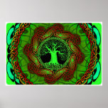 Celtic Wisdom Tree (Earth Version) Print