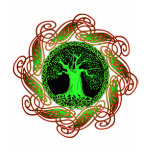 Celtic Wisdom Tree (Visionary version) Tshirts
