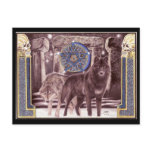 Celtic Wolf Magic Postcard