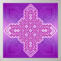 Celtuc Cross 10 Purple Poster