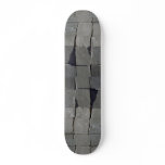 Cement block wall skate deck