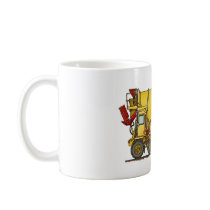 Cement Mixer Front Discharge Truck Construction Mu Coffee Mug
