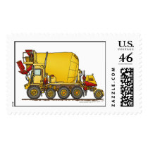 Cement Mixer Front Discharge Truck Construction St Postage